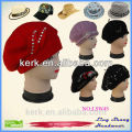 Nuevos sombreros de las señoras de la manera del diseño capsulan el sombrero elegante de las lanas para las mujeres, LSW43
